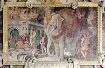 The Royal Elephant, from the gallery of Francis I (1494-1547) by Giovanni Battista Rosso Fiorentino